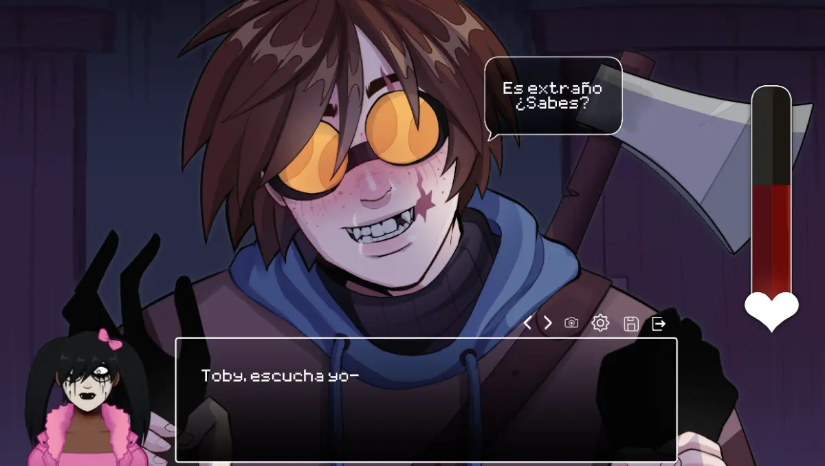 CreepyDates story screenshot from the official itch.io gallery
